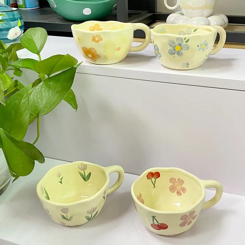 Ceramic Mugs For Coffee, Milk, Tea