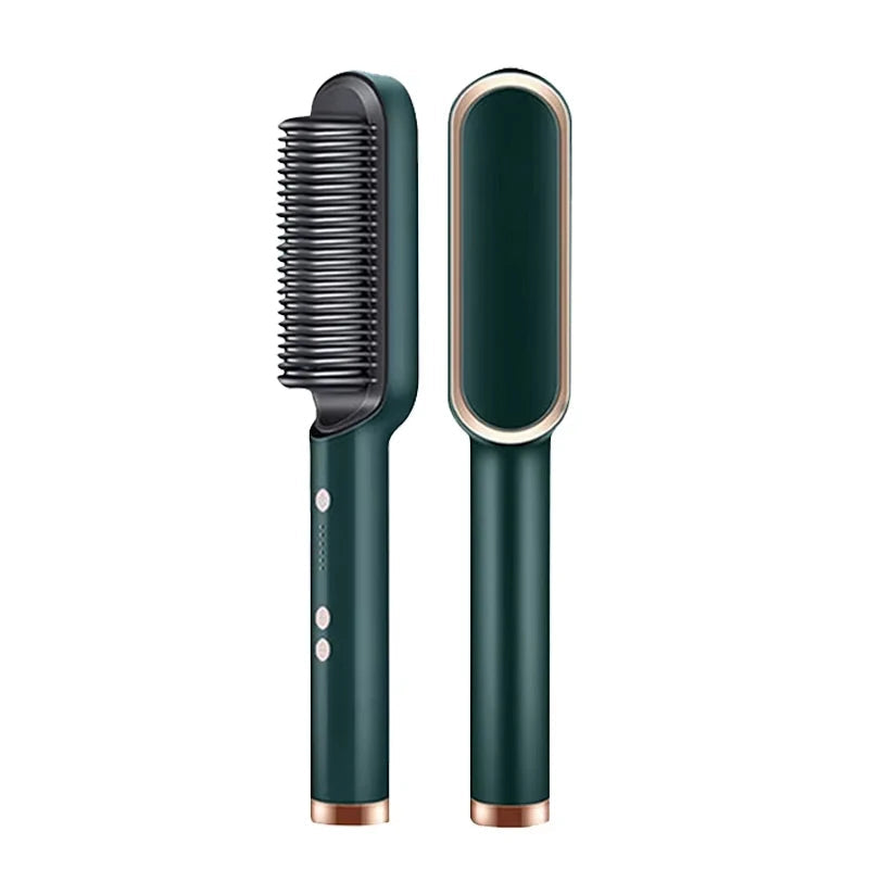 2-in-1 Negative Ion Hair Straightener Comb