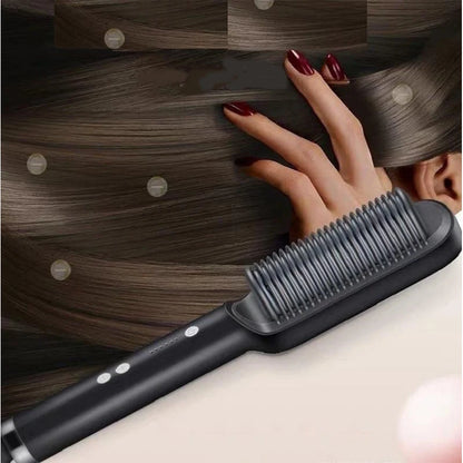 2-in-1 Negative Ion Hair Straightener Comb