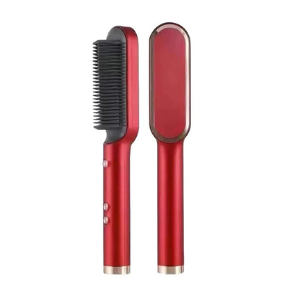 2-in-1 Negative Ion Hair Straightener Comb