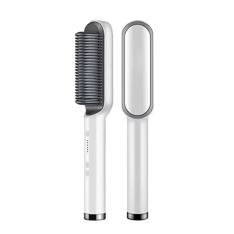 2-in-1 Negative Ion Hair Straightener Comb