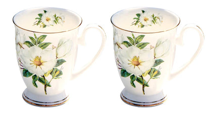 300ML Vintage Floral Porcelain Coffee Mug