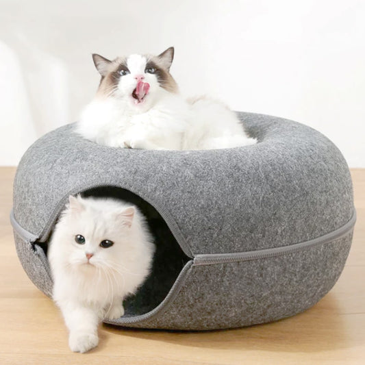 Donut Cat Tunnel Bed